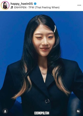 イ・ヘイン選手のインスタグラム（＠happy_haein05）より
