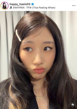 イ・ヘイン選手のインスタグラム（＠happy_haein05）より