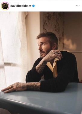 デビッド・ベッカムさんのインスタグラム（＠davidbeckham）より