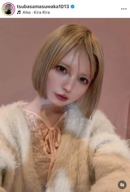益若つばささんのインスタグラム（＠tsubasamasuwaka1013）より