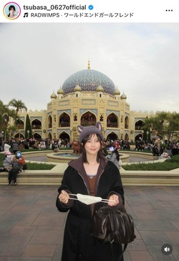 本田翼さんのインスタグラム（＠tsubasa_0627official）より