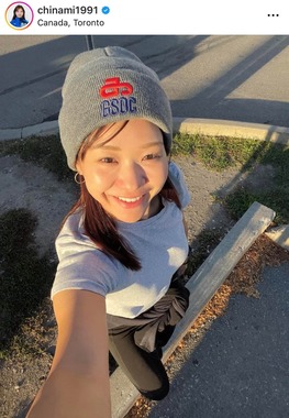 吉田知那美さんのインスタグラム（＠chinami1991）より