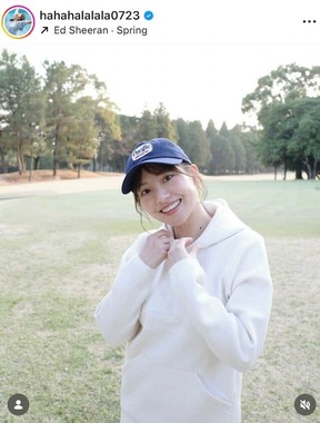 後藤楽々さんのインスタグラム（＠hahahalalala0723）より