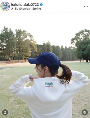 後藤楽々さんのインスタグラム（＠hahahalalala0723）より