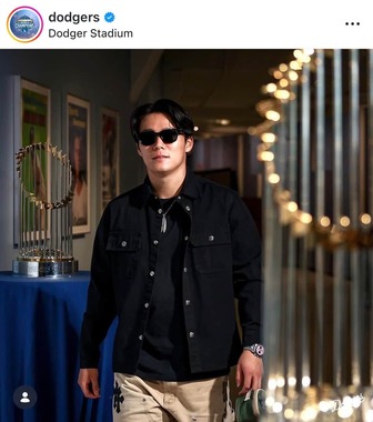 ロサンゼルス・ドジャース公式インスタグラム（＠dodgers）より