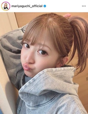 矢口真里さんのインスタグラム（＠mariyaguchi_official）より