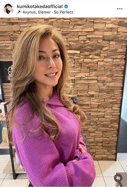 武田久美子さんのインスタグラム（＠kumikotakedaofficial）より