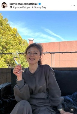 武田久美子さんのインスタグラム（＠kumikotakedaofficial）より