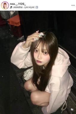 希空さんのインスタグラム（＠noa._.1126_）より