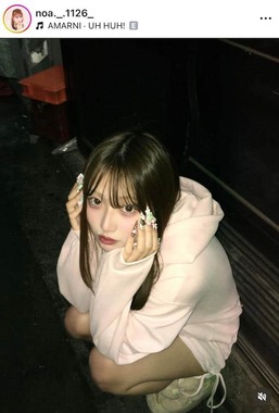 希空さんのインスタグラム（＠noa._.1126_）より