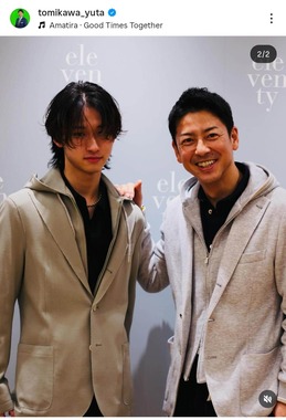 富川悠太氏のインスタグラム（＠tomikawa_yuta）より