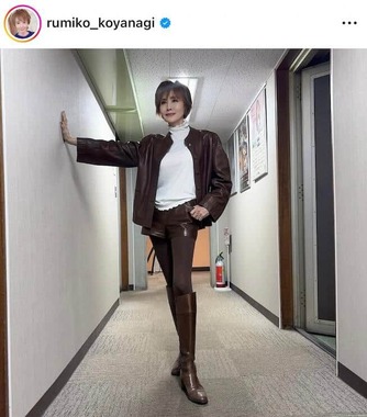 小柳ルミ子さんのインスタグラム（＠rumiko_koyanagi）より