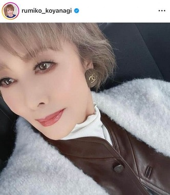 小柳ルミ子さんのインスタグラム（＠rumiko_koyanagi）より