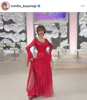 小柳ルミ子さんのインスタグラム（＠rumiko_koyanagi）より
