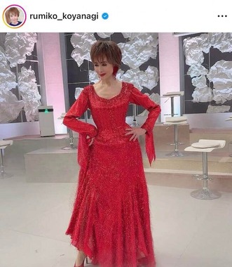 小柳ルミ子さんのインスタグラム（＠rumiko_koyanagi）より