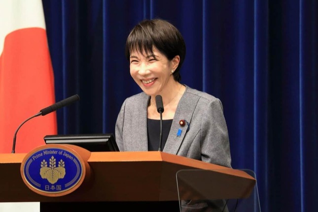 高市早苗首相は「逃げて」いるのか（2025年12月撮影）