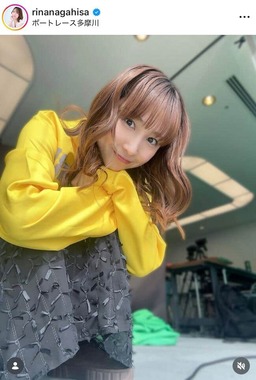 長久梨那さんのインスタグラム（＠rinanagahisa）より