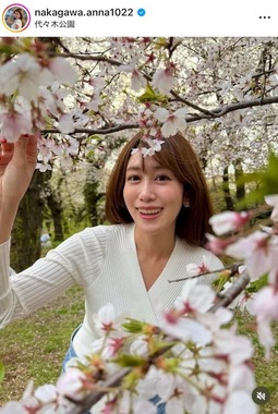 中川安奈さんのインスタグラム（＠nakagawa.anna1022）より