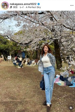 中川安奈さんのインスタグラム（＠nakagawa.anna1022）より