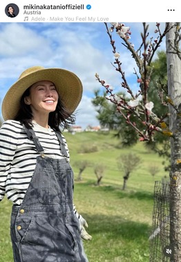 中谷美紀さんのインスタグラム（＠mikinakatanioffiziell）より