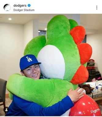 ロサンゼルス・ドジャース公式インスタグラム（＠dodgers）より
