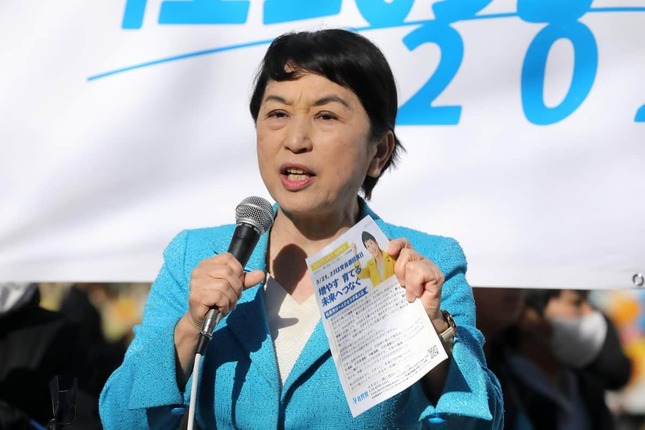 社会民主党党首の福島瑞穂氏