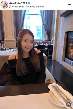 紀平梨花選手のインスタグラム（＠rikaskate0721）より