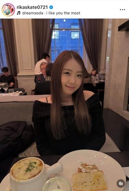 紀平梨花選手のインスタグラム（＠rikaskate0721）より