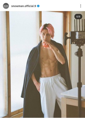 Snow Man公式インスタグラム（＠snowman.official.9）より