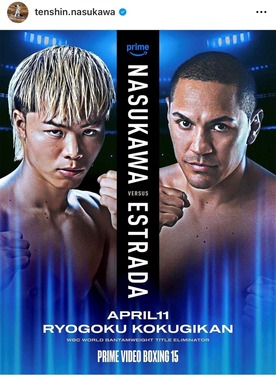 那須川VSエストラダ（那須川インスタグラムより）