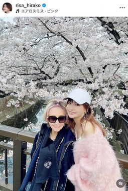 平子理沙さんのインスタグラム（＠risa_hirako）より