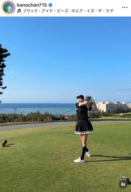 狩野舞子さんのインスタグラム（＠kanochan715）より