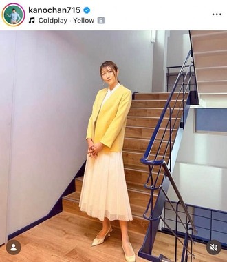 狩野舞子さんのインスタグラム（＠kanochan715）より
