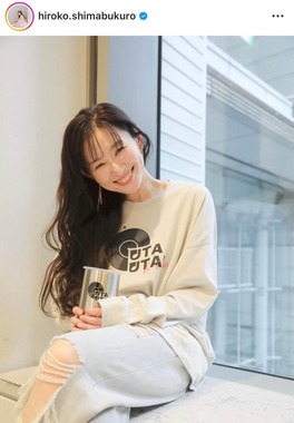 島袋寛子さんのインスタグラム（＠hiroko.shimabukuro）より