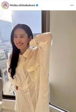 島袋寛子さんのインスタグラム（＠hiroko.shimabukuro）より