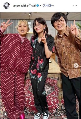 アンジェラ・アキさんのインスタグラム（＠angelaaki_official）より