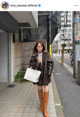 川栄李奈さんのインスタグラム（＠rina_kawaei.official）より
