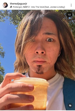 木下大維志さんのインスタグラム（＠therealjaguarjr）より