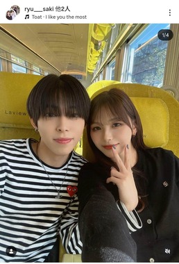 りゅうさきのインスタグラム（＠ryu____saki）より