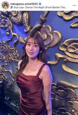 中川安奈さんのインスタグラム（＠nakagawa.anna1022）より