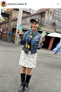 華原朋美さんのインスタグラム（＠tomomi_kakala）より
