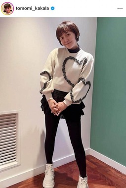 華原朋美さんのインスタグラム（＠tomomi_kakala）より