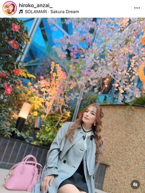 安西ひろこさんのインスタグラム（＠hiroko_anzai_）より