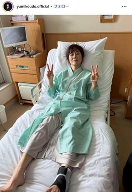 有働由美子さんのインスタグラム（＠yumikoudo.official）より