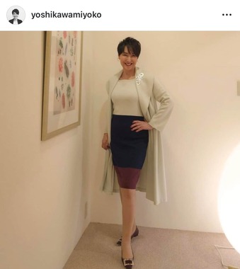 吉川美代子さんのインスタグラム（＠yoshikawamiyoko）より
