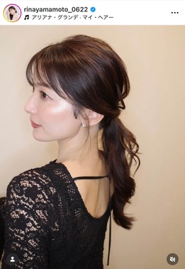 山本里菜さんのインスタグラム（＠rinayamamoto_0622）より