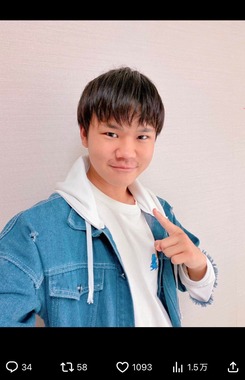 ゆたぼんのX（＠yutabon_youtube）より
