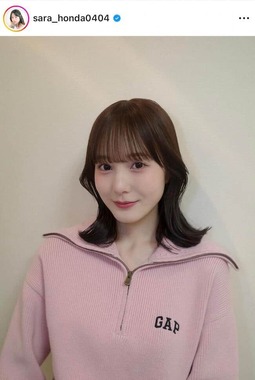 本田紗来さんのインスタグラム（＠sara_honda0404）より