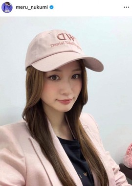 生見愛瑠さんのインスタグラム（＠meru_nukumi）より