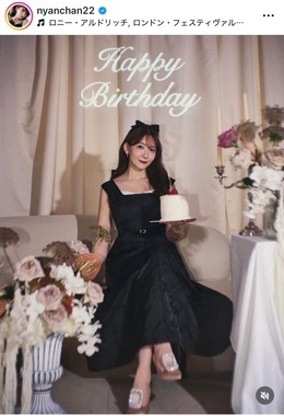 小嶋陽菜さんのインスタグラム（＠nyanchan22）より
